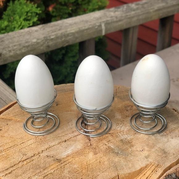 BEE Kind Farmhouse Wood Egg With Stand Decor Set - Picture 6 of 8